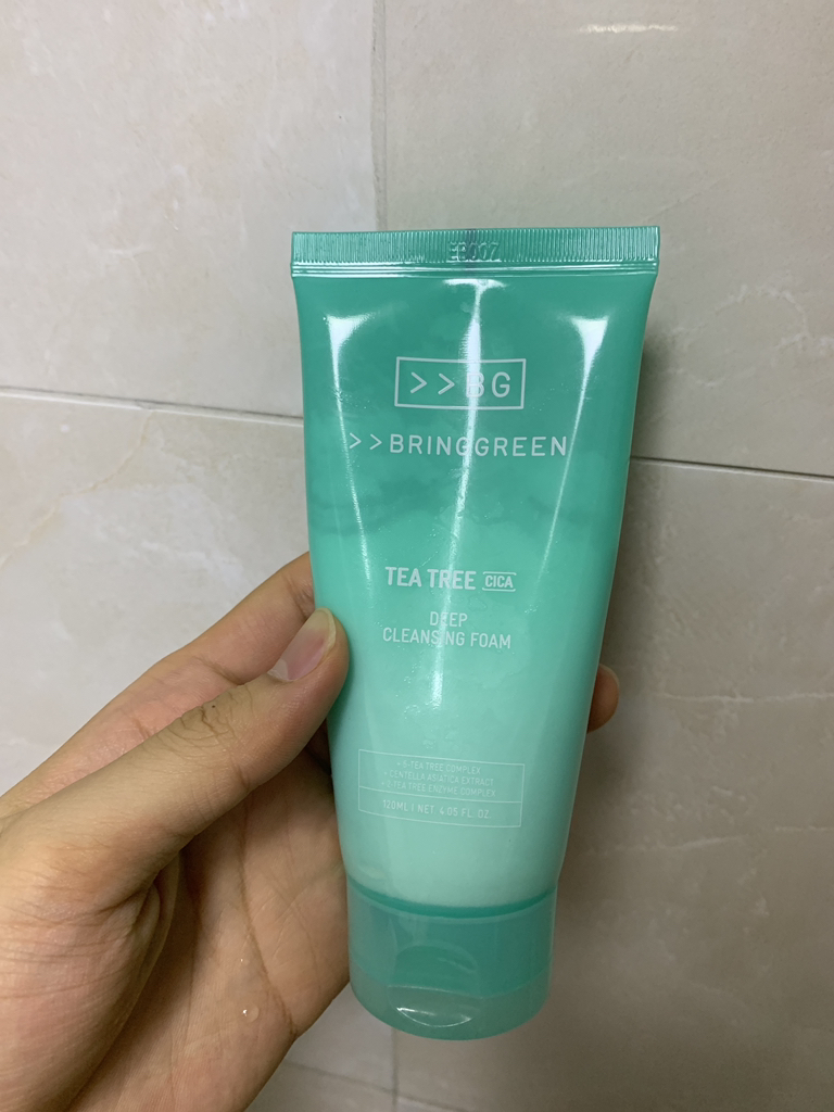茶树精油深层洁面乳的真实用户使用照片