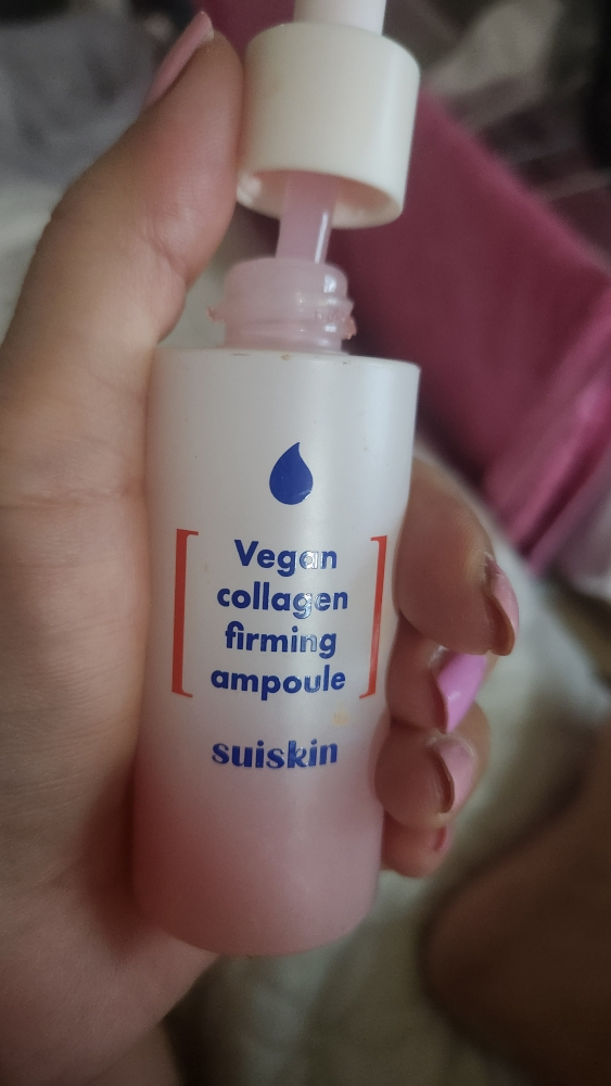 坚韧的植物性胶原蛋白安瓿的真实用户使用照片