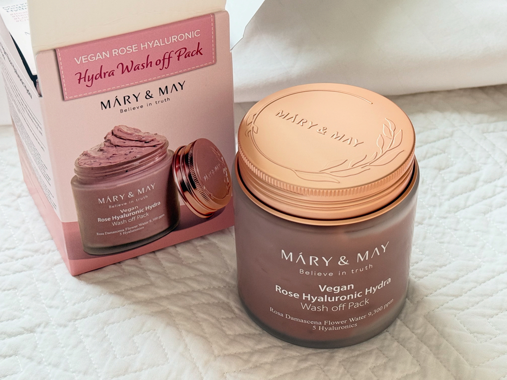 마리엔메이 (MARY&MAY) 비건 로즈 히알루로닉 하이드라 워시오프팩 review image