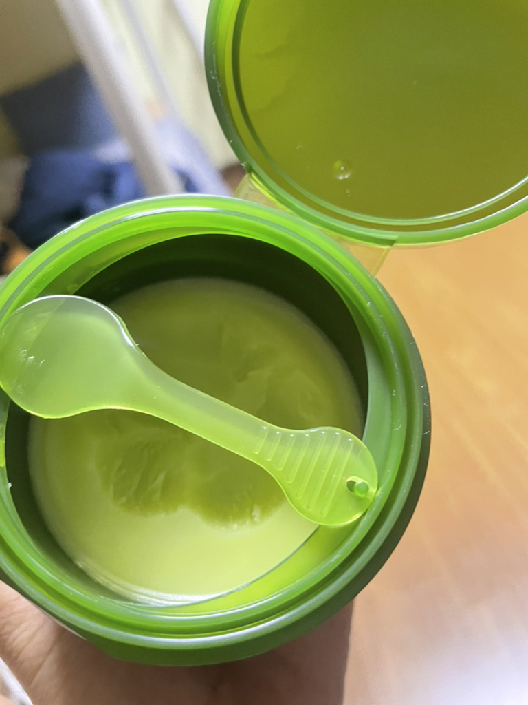 绿色深层毛孔清洁膏的真实用户使用照片