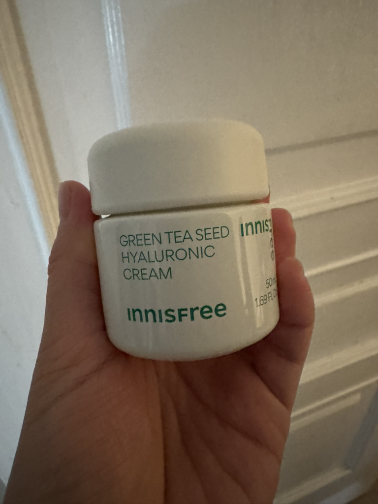 绿茶玻尿酸保湿霜的真实用户使用照片