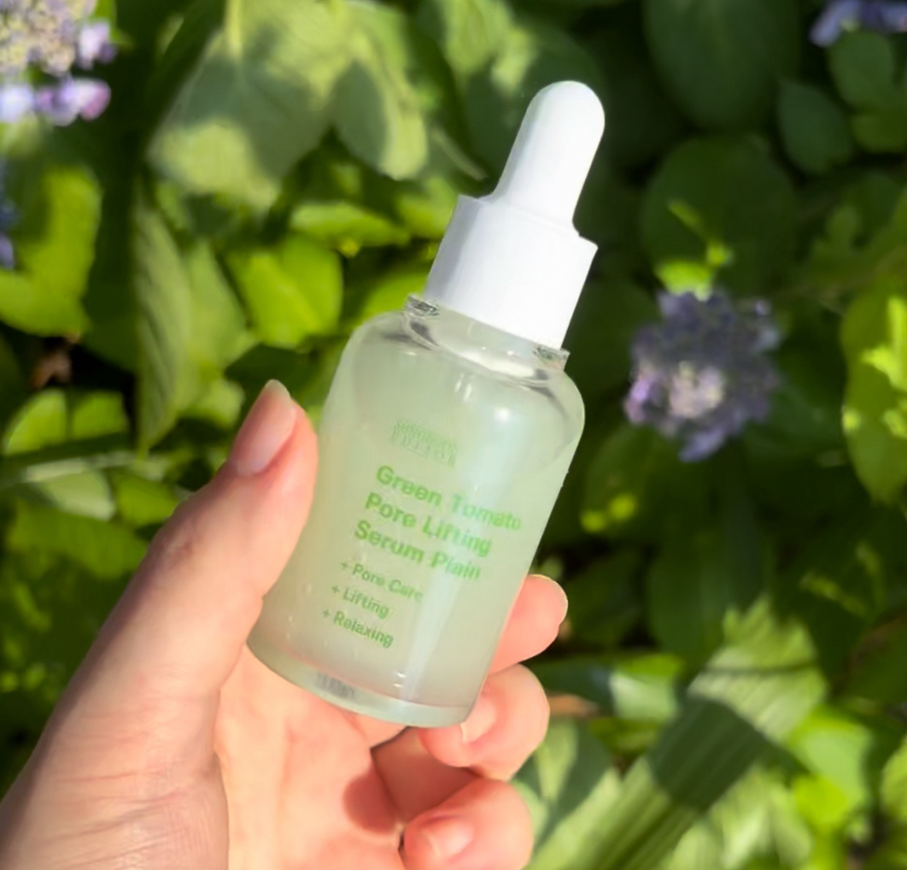 绿色番茄毛孔收缩精华液的真实用户使用照片
