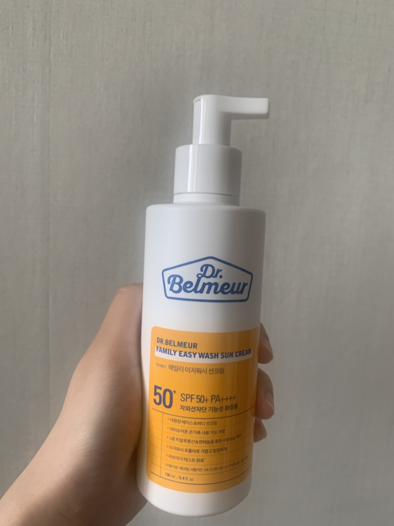 닥터벨머 (Dr.Belmeur) 패밀리 이지워시 선크림 [SPF50/PA++++] review image