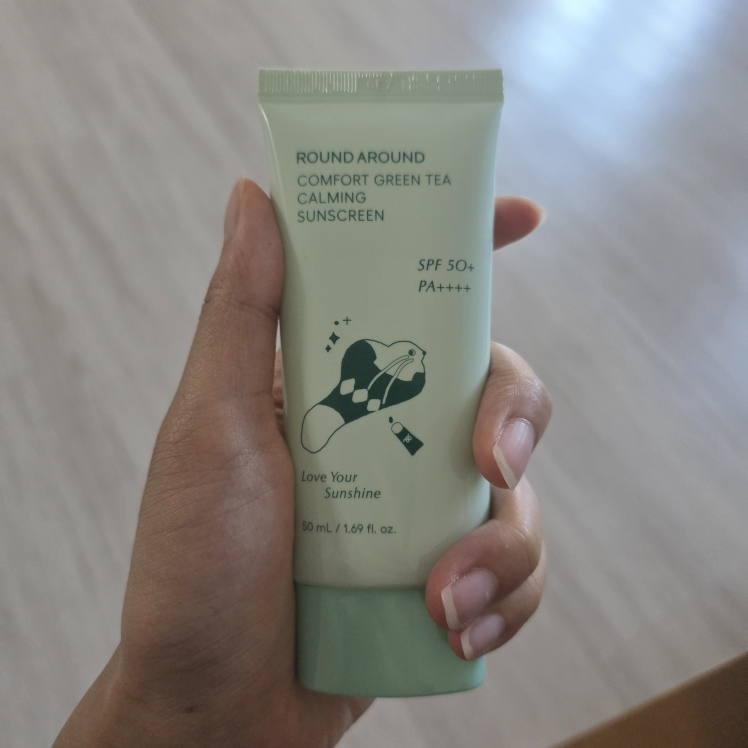 ROUNDAROUND 舒缓绿茶镇静防晒霜 [SPF50+/PA++++] common.review image