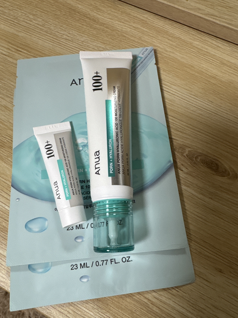 Real user review photo of PDRN HYALURONIC ACID 100 MOISTURIZING CREAM
