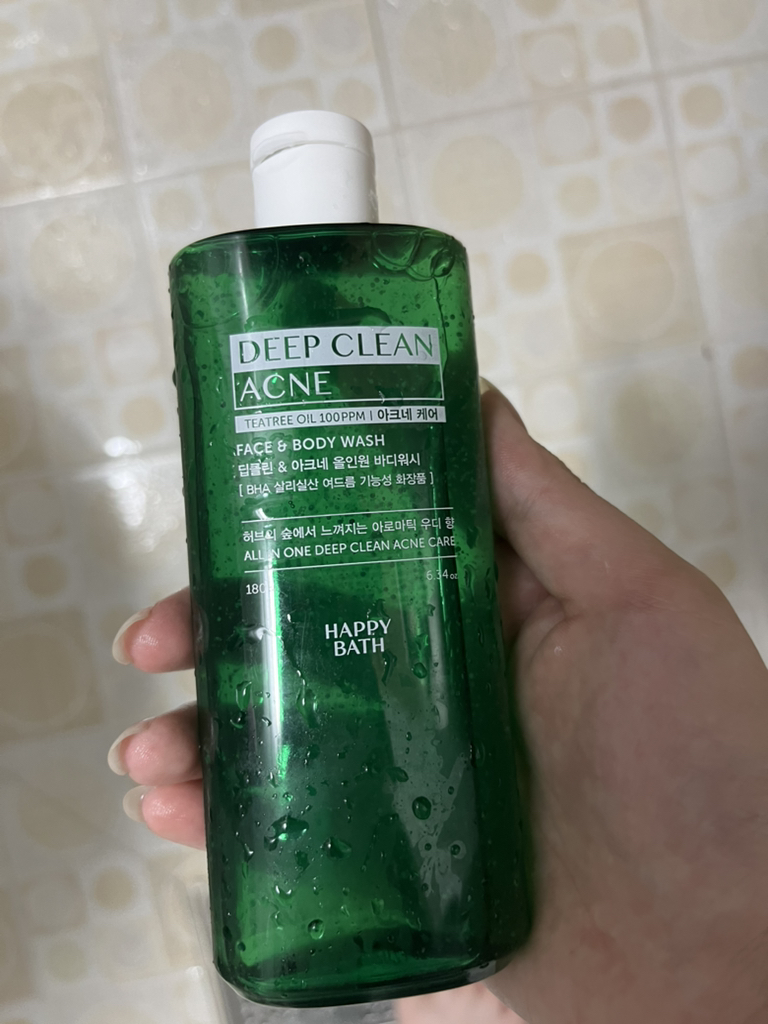 해피바스 (HAPPYBATH) 딥클린 바디워시 [티트리아크네케어] review image
