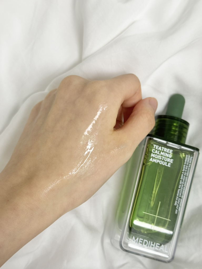 Real user review photo of TEATREE CALMING MOISTURE AMPOULE
