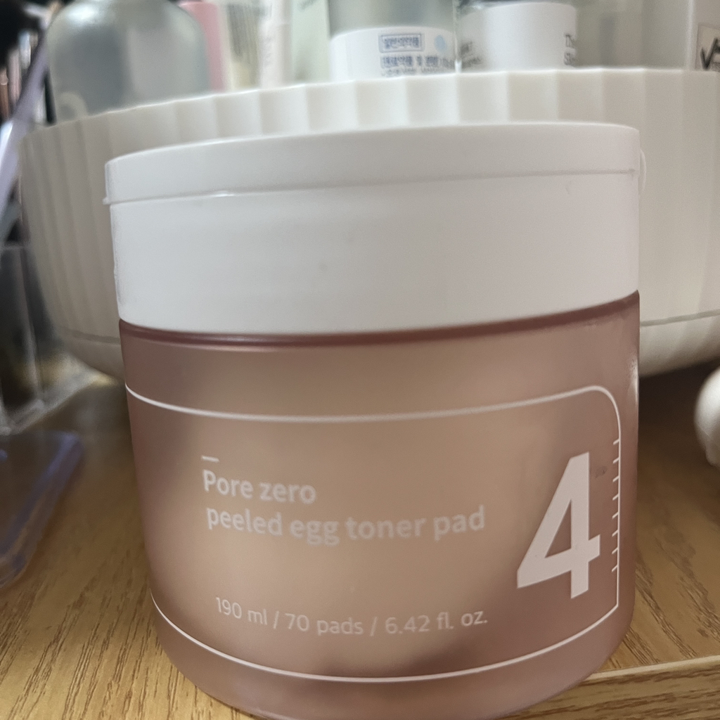 numbuzin No.4 Pore zero peeled egg toner pad review image
