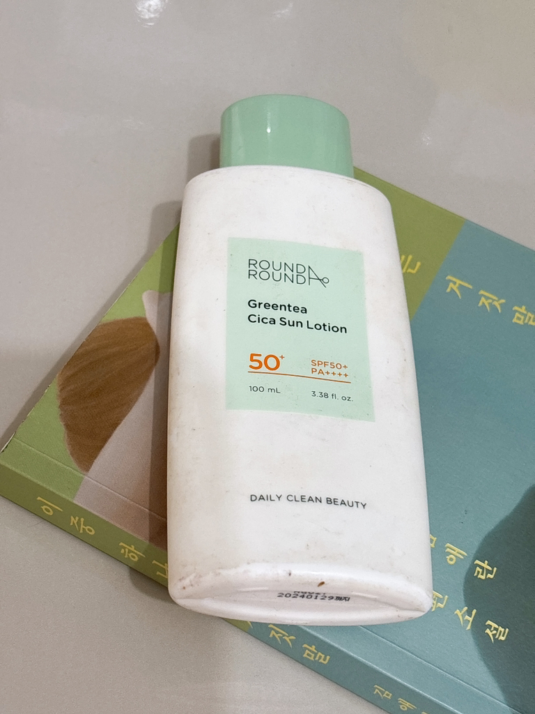 라운드어라운드 (ROUNDAROUND) 그린티 시카 선로션 [SPF50+/PA++++] review image