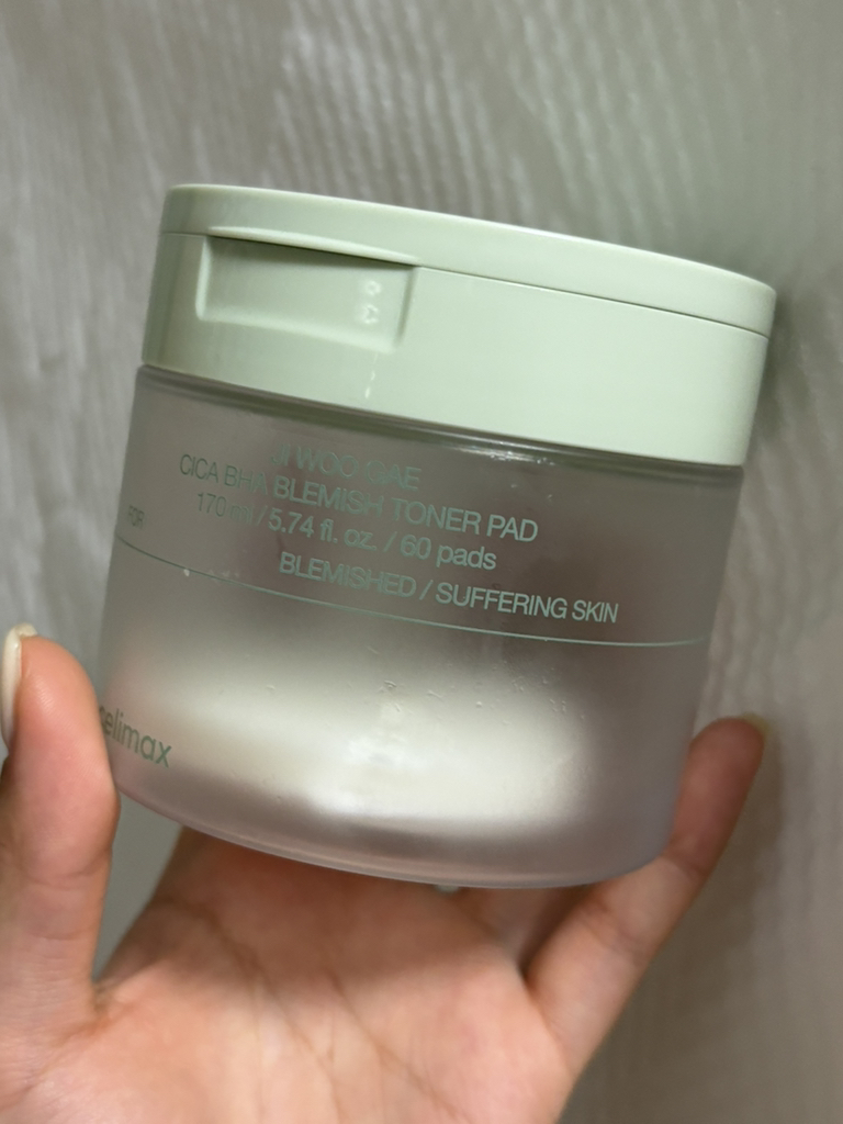 celimax JI WOO GAE CICA BHA BLEMISH TONER PAD review image