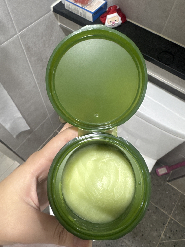 绿色深层毛孔清洁膏的真实用户使用照片