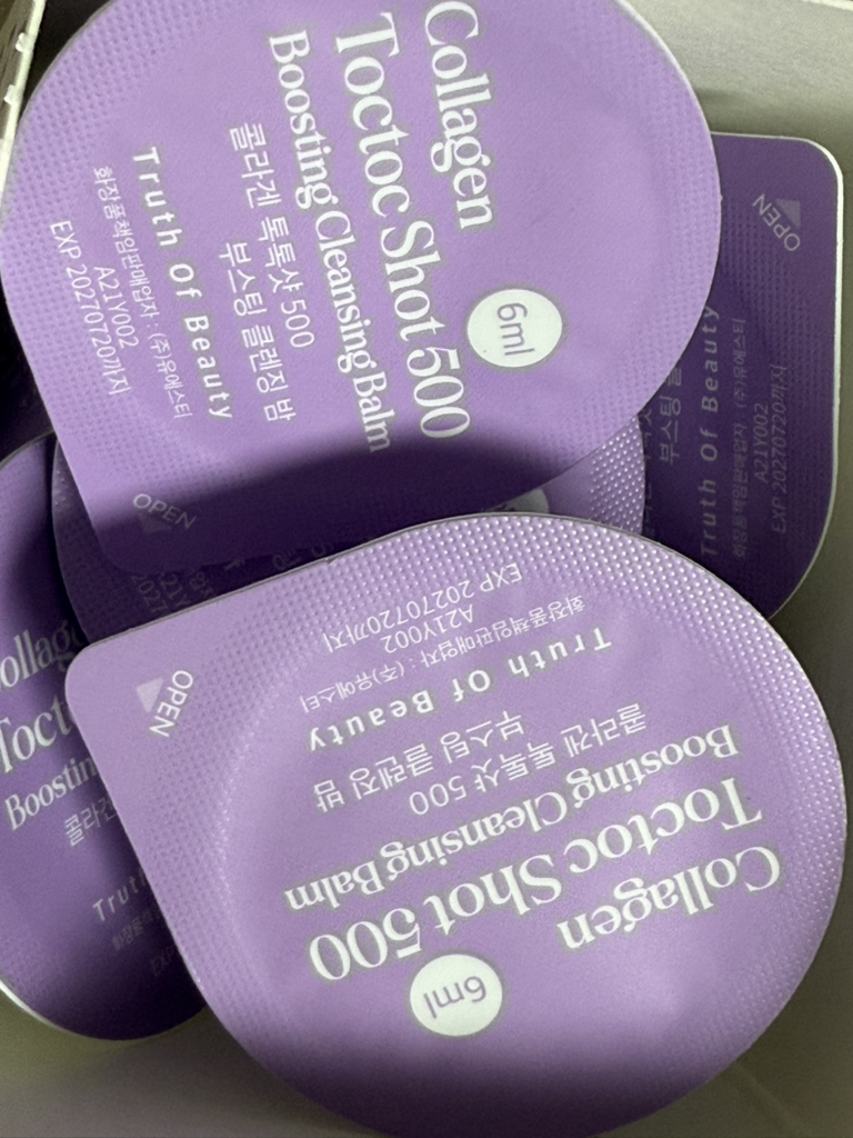 토브 (TruthOfBeauty) 콜라겐 톡톡샷500 부스팅 클렌징밤 review image