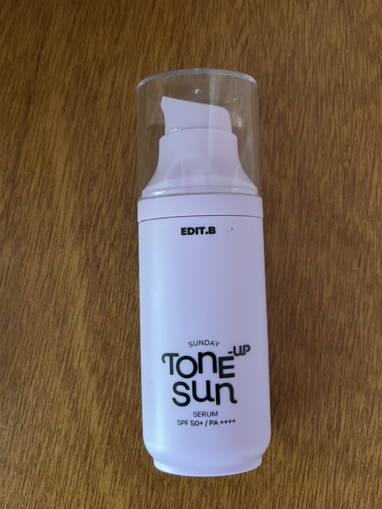 EDIT.B SUNDAY SUN SERUM [SPF50+/PA++++] [TONE-UP/BORA] review image