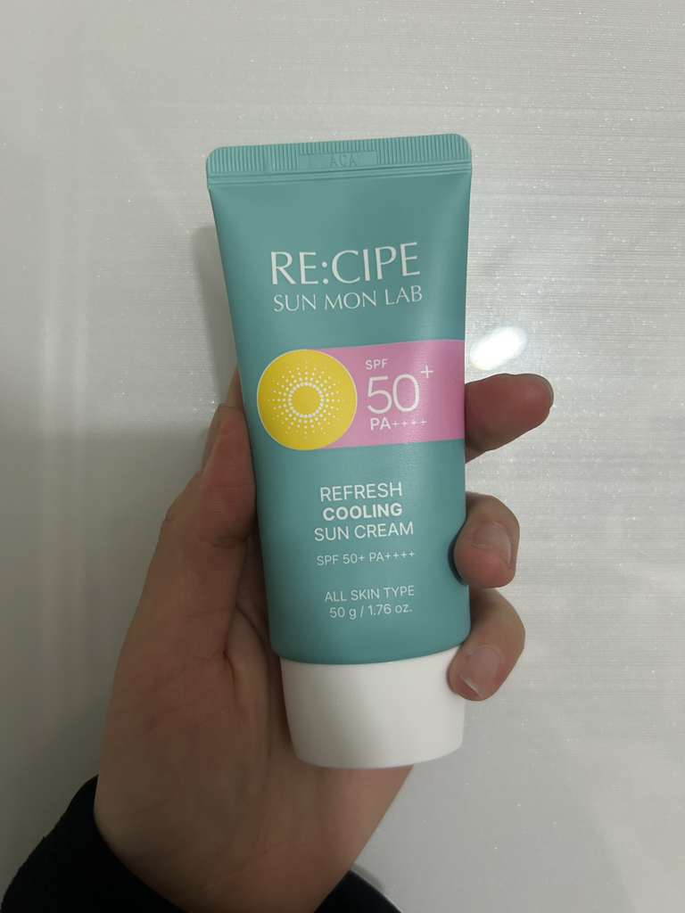 레시피선몬랩 (RECIPESUNMONLAB) 선크림 [SPF50+/PA++++] [리프레시쿨링] review image