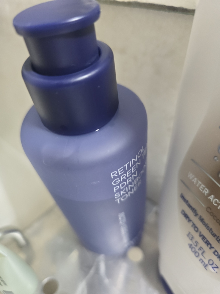 视黄醇绿茶PDRN肌肤补充液爽肤水的真实用户使用照片