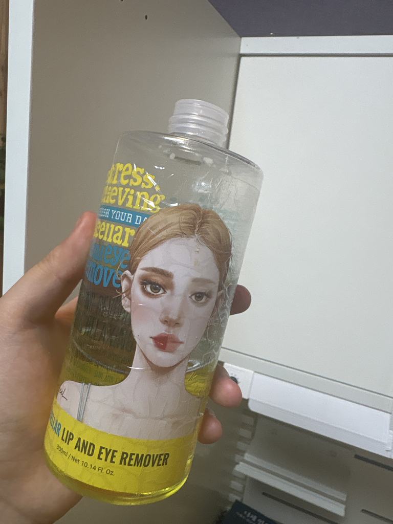 卸妆液的真实用户使用照片