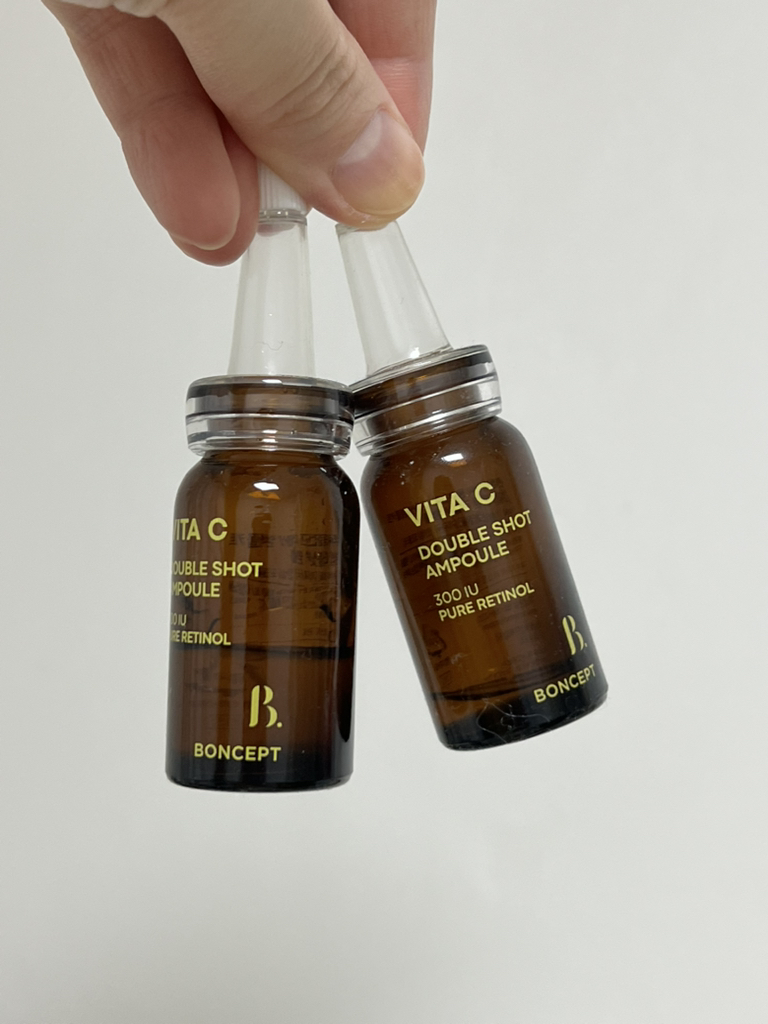 维他命C冻干双重浓缩安瓶套装的真实用户使用照片