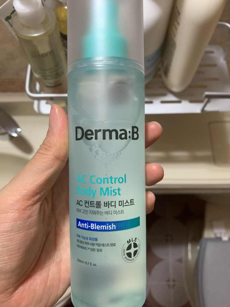 Derma:B AC Control Body Mist review image