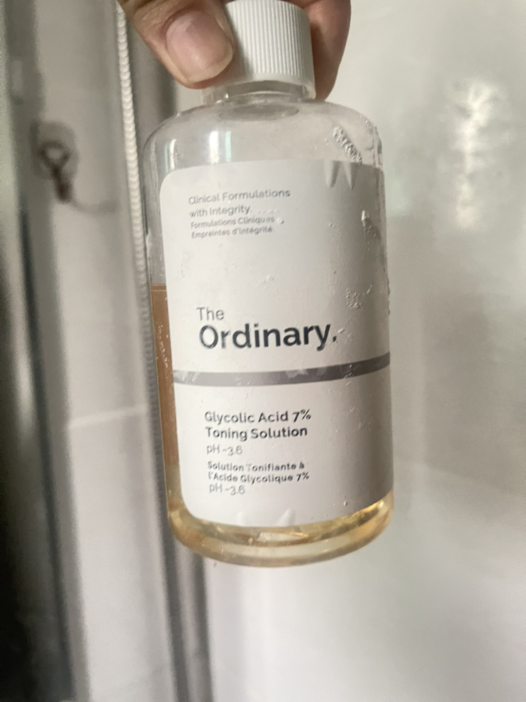 7%甘油酸去角质爽肤水的真实用户使用照片