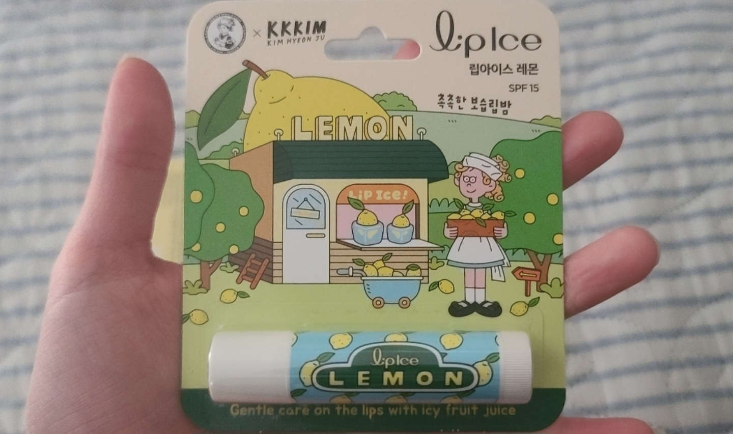 MENTHOLATUM KKKIM 联名唇部冰淇淋唇膏 [SPF15] [柠檬] common.review image