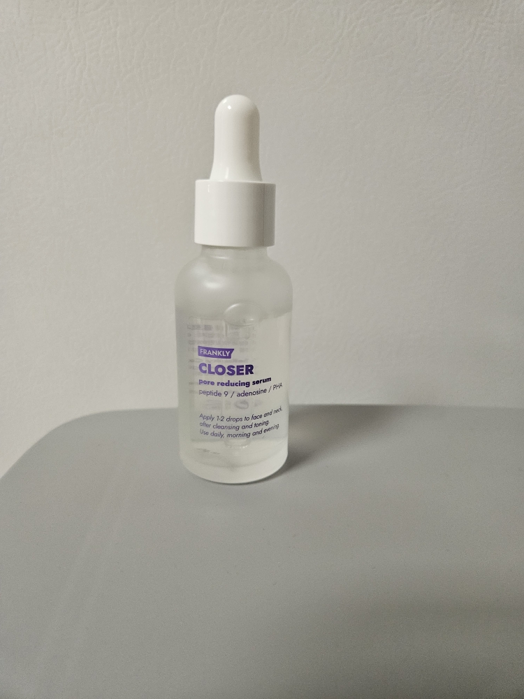 Real user review photo of CLOSER pore reducing serum