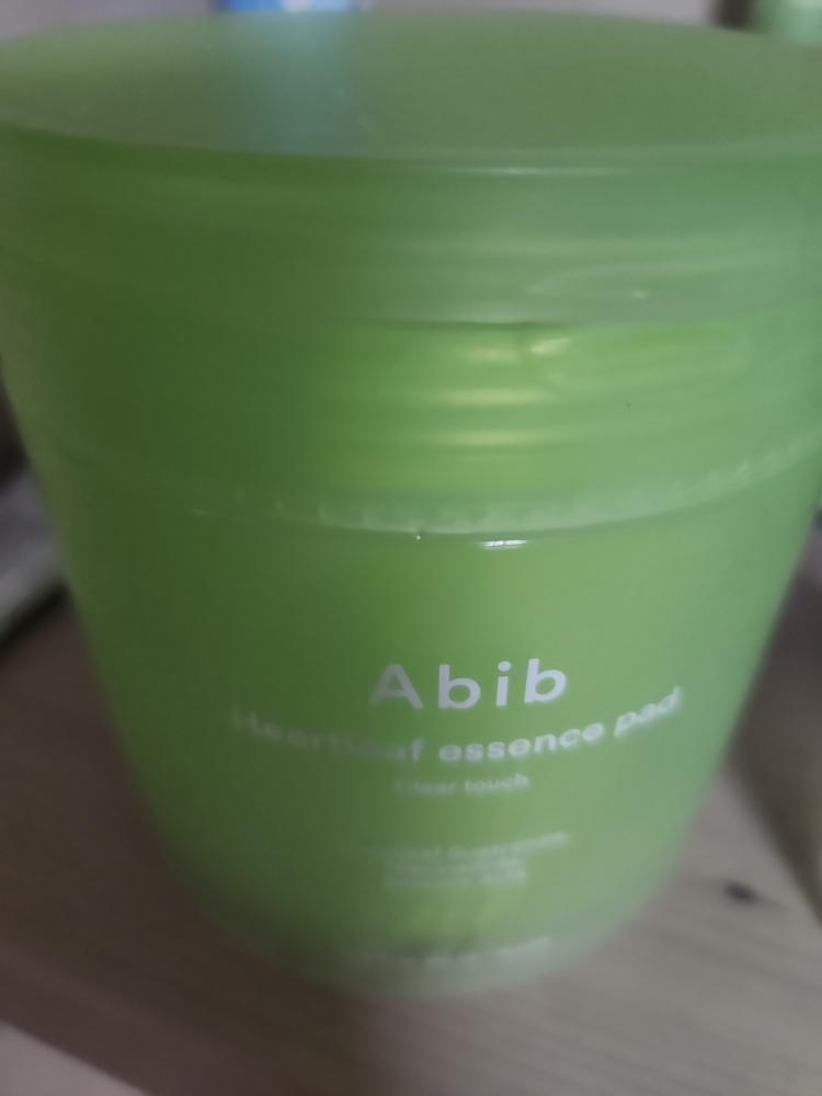 Abib Heartleaf essence pad Clear touch review image