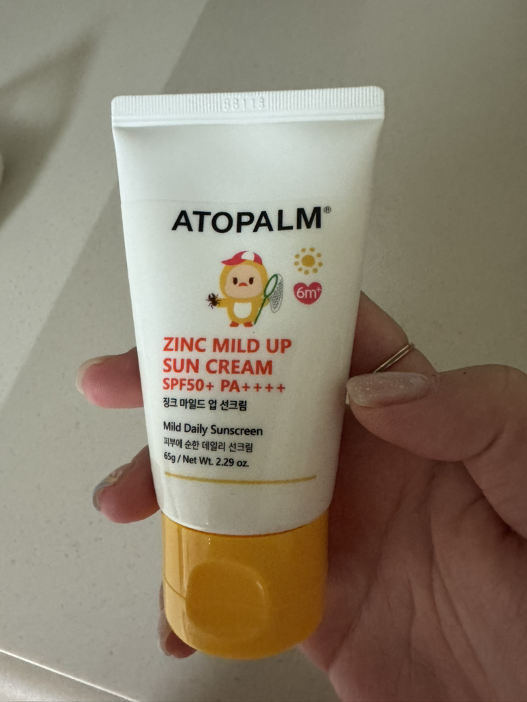 아토팜 (ATOPALM) 징크 마일드 업 선크림 [SPF50+/PA++++] review image