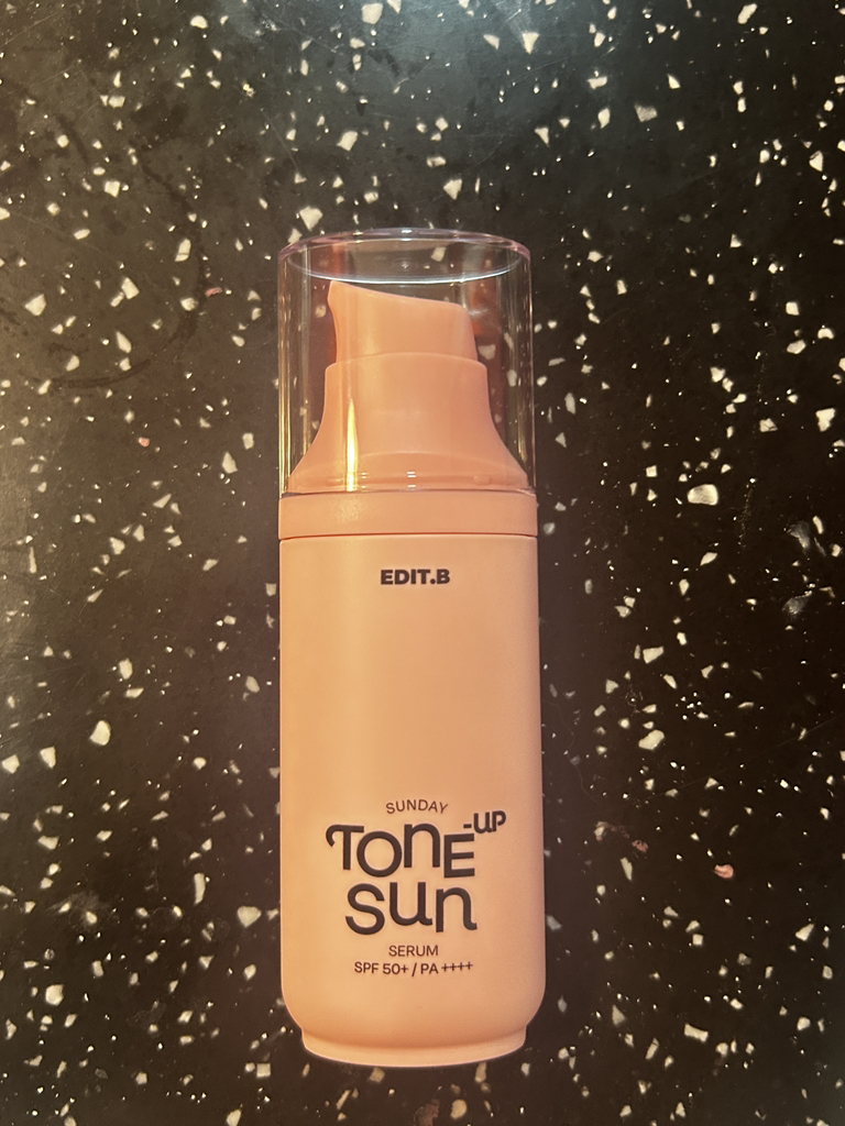 에딧비 (EDIT.B) 선데이 선세럼  [SPF50+/PA++++] [톤업/핑크] review image