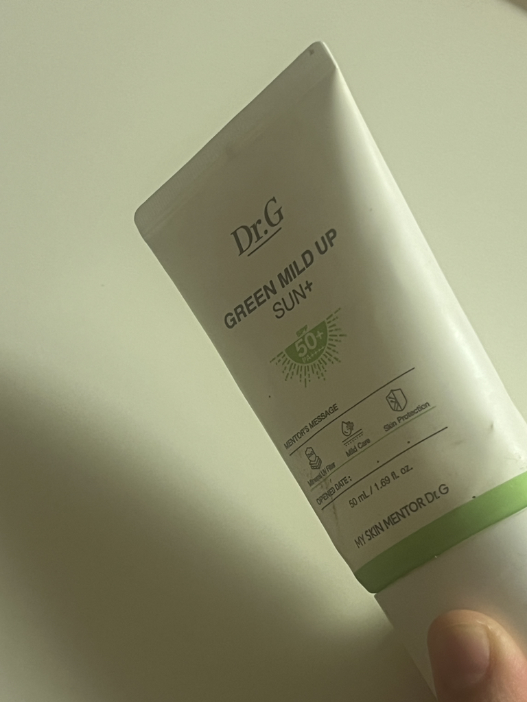 Real user review photo of GREEN MILD UP SUN+ [SPF50+/PA++++]