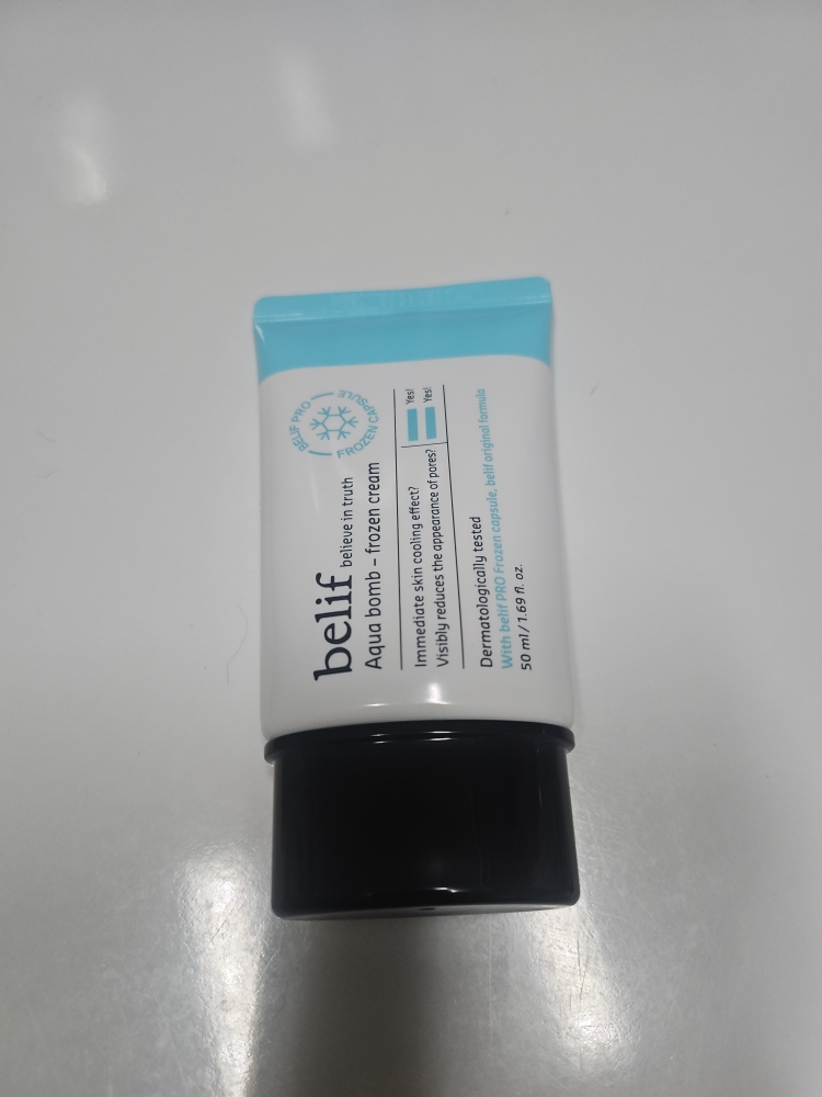belif Aqua bomb - frozen cream review image