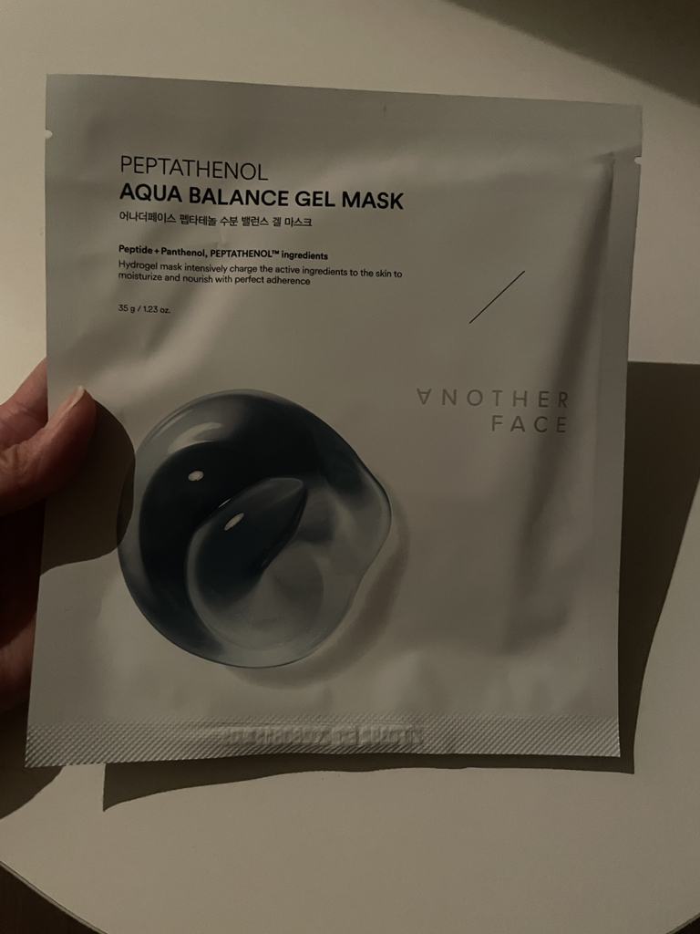 Real user review photo of PEPTATHENOL AQUA BALANCE GEL MASK