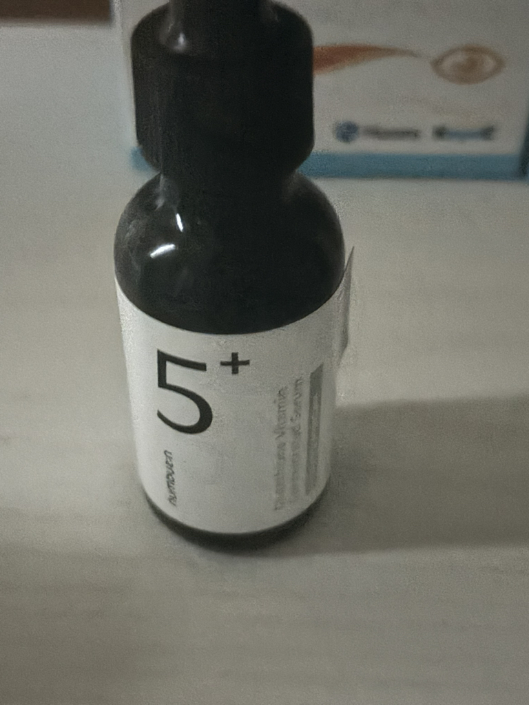 Real user review photo of 5+ Vitamin Concentrated Serum