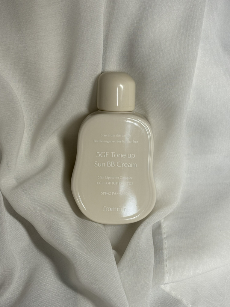 프롬리에 (fromrier) 5GF 톤업 선비비 크림 [SPF42/PA++] [01 아이보리] review image