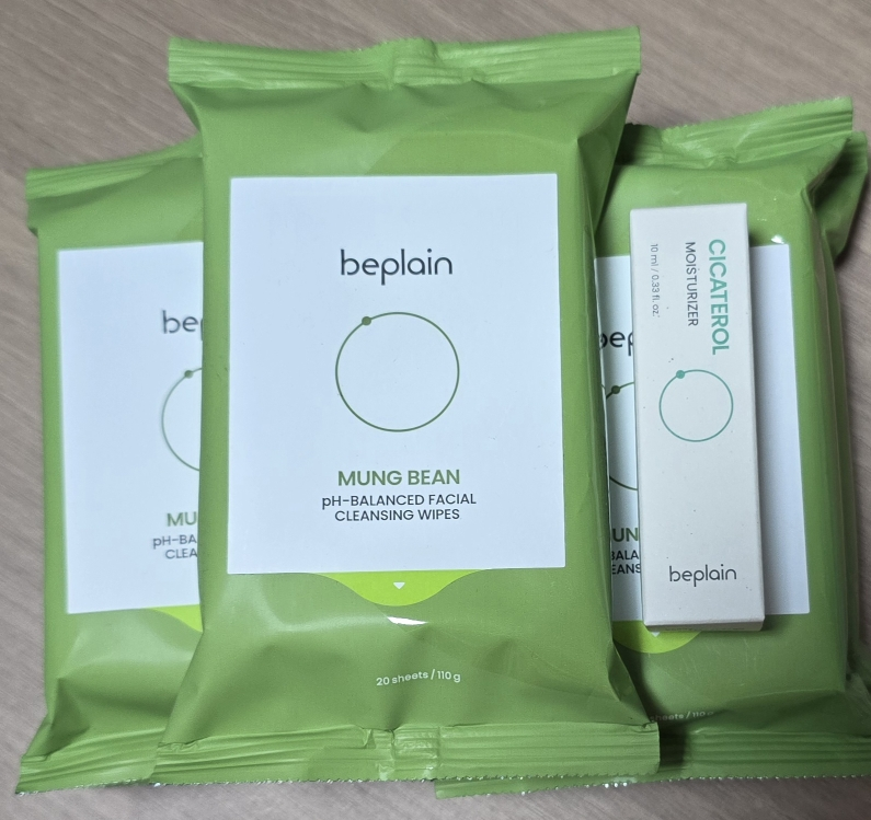 绿豆弱酸性卸妆巾的真实用户使用照片
