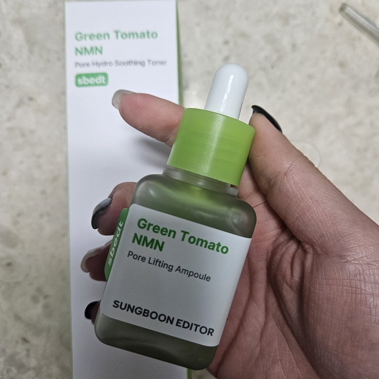 绿色番茄精华的真实用户使用照片