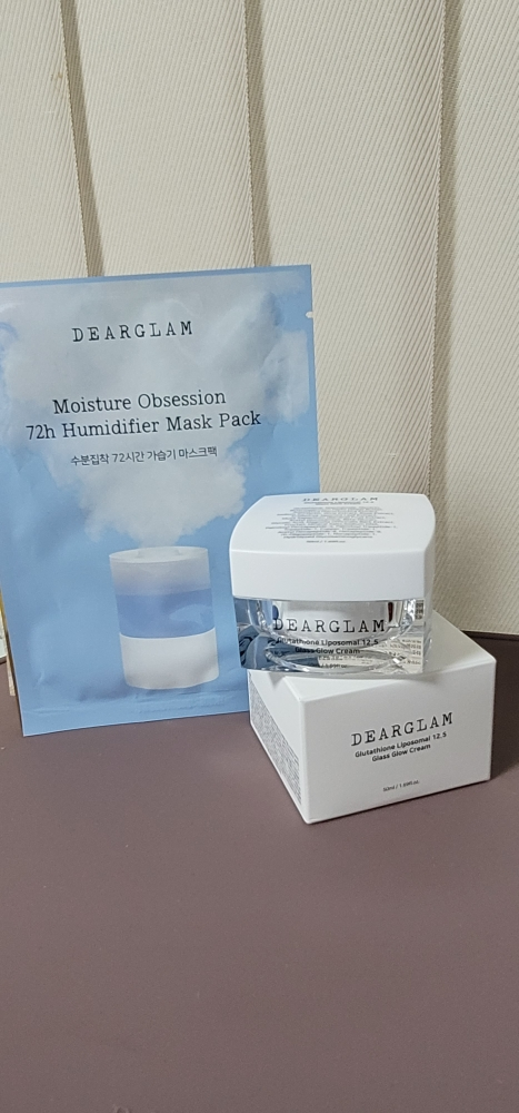 디어글램 (DEARGLAM) 글루타치온 리포좀 12.5 유리알 광채 크림 review image