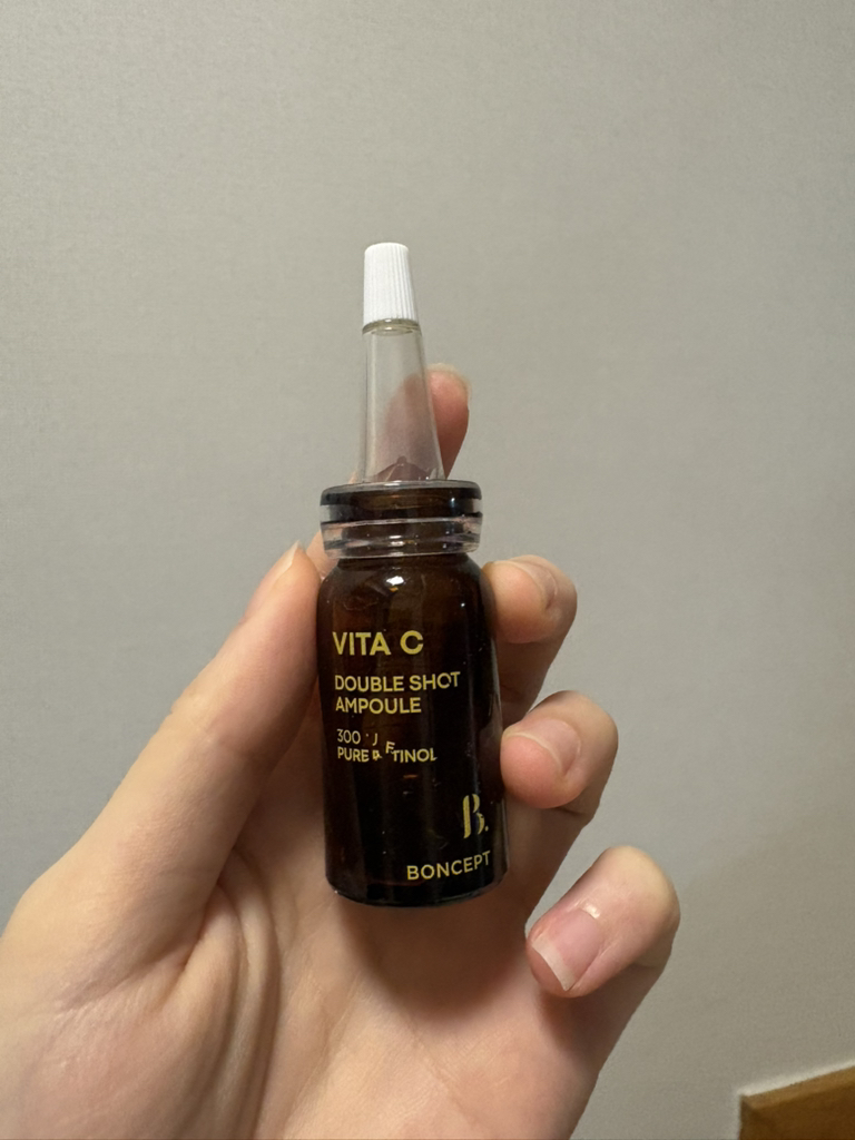 维他命C冻干双重浓缩安瓶套装的真实用户使用照片