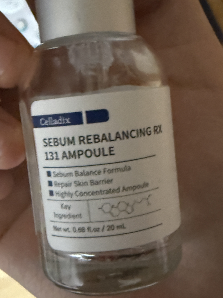 Celladix Sebum Rebalancing RX 131 Ampoule review image