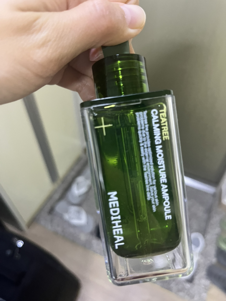 Real user review photo of TEATREE CALMING MOISTURE AMPOULE