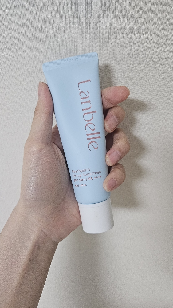 랑벨 (LANBELLE) 피치포린 핏 업 선크림 [SPF50+/PA++++] review image
