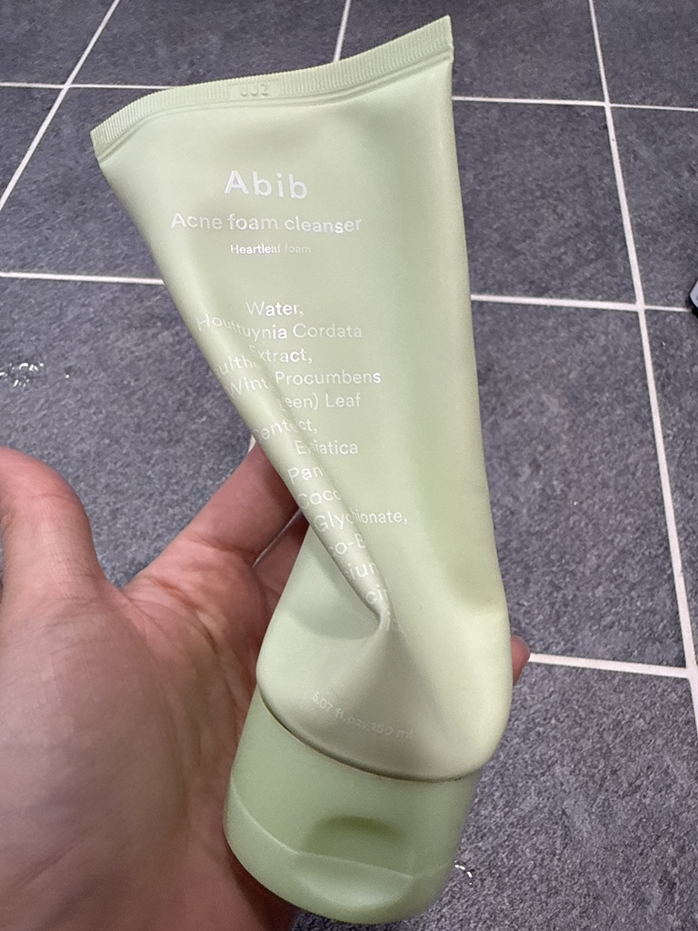 祛痘泡沫洁面乳的真实用户使用照片