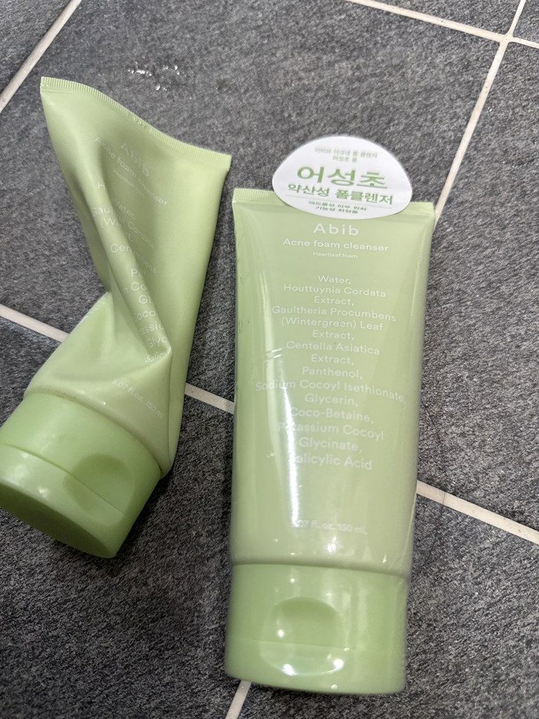 祛痘泡沫洁面乳的真实用户使用照片