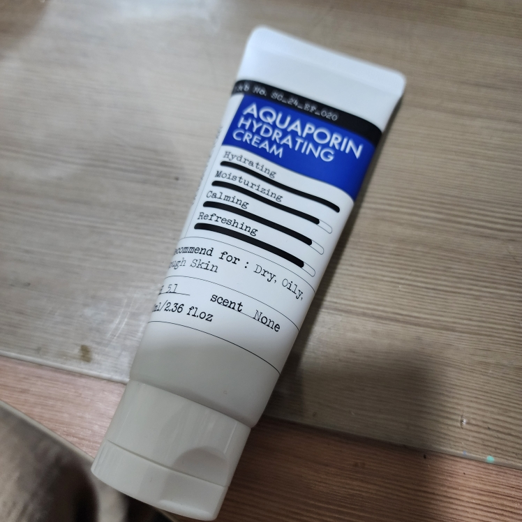 水润面霜的真实用户使用照片