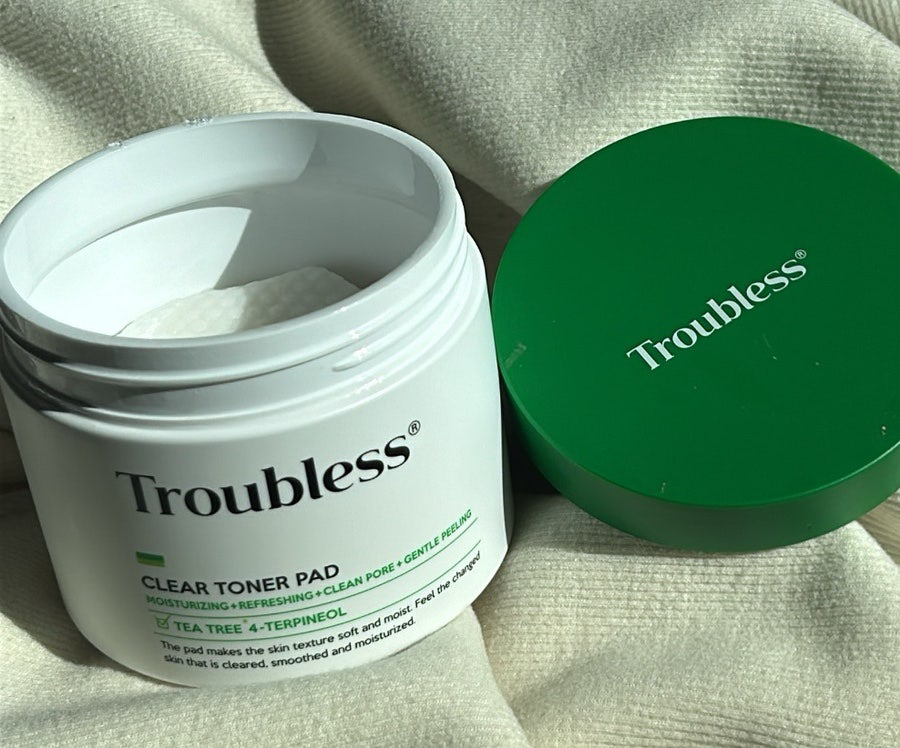 Troubless clear toner pad review image