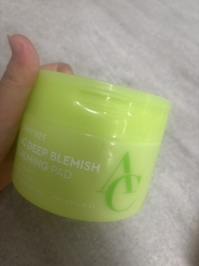 DEWYTREE AC CTRL EX DEEP BLEMISH CALMING PAD review image