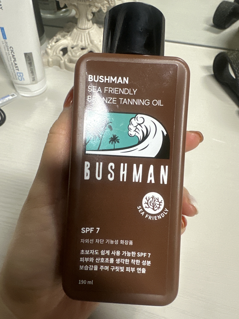 부쉬맨 (BUSHMAN) 씨프렌들리 브론즈 태닝오일 [SPF7] review image
