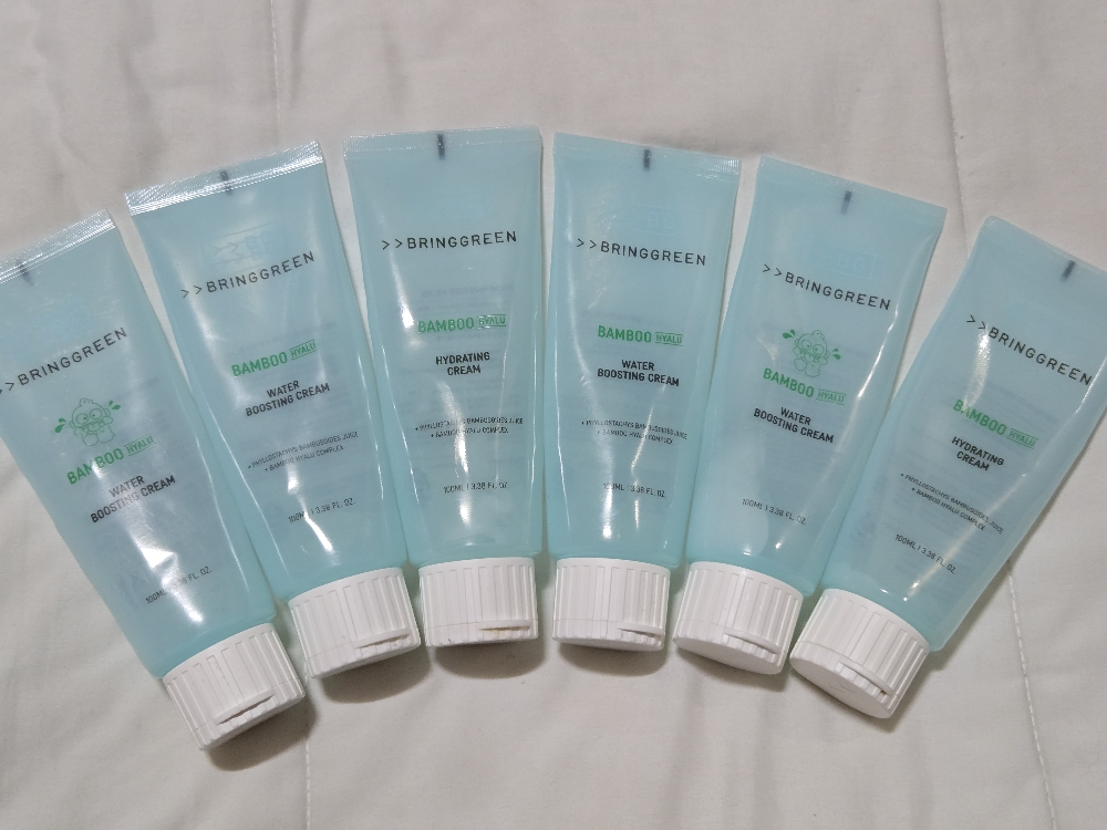 竹子玻尿酸保湿霜的真实用户使用照片