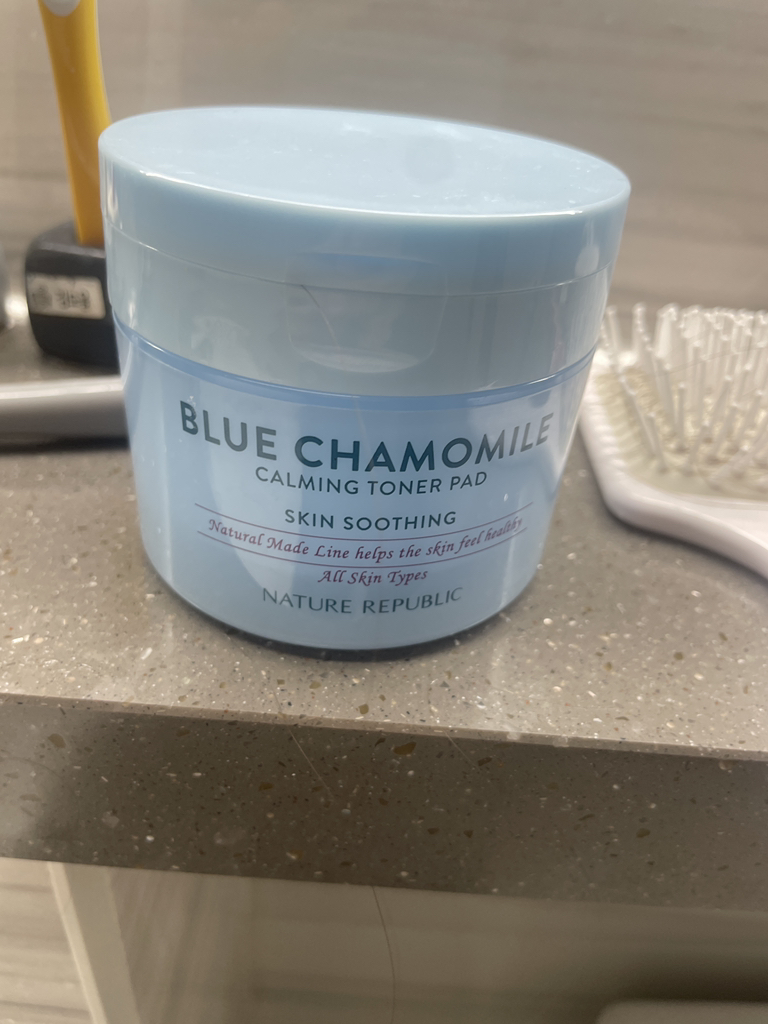 네이처리퍼블릭 (NATUREREPUBLIC) 내추럴 메이드 블루 캐모마일 진정 토너 패드 review image