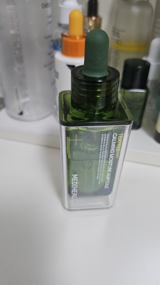 Real user review photo of TEATREE CALMING MOISTURE AMPOULE