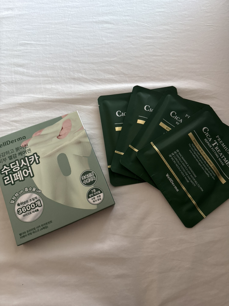 웰더마 (WellDerma) 프리미엄 시카 트리트먼트 리페어 피팅 마스크팩 review image